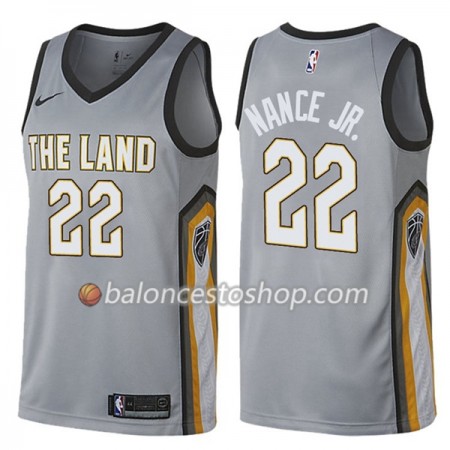 Camiseta Hombre NBA Cleveland Cavaliers Larry Nance Jr. 22 Nike City Edition Swingman